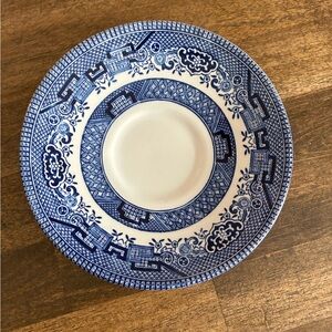 Churchill Blue Willow Saucer